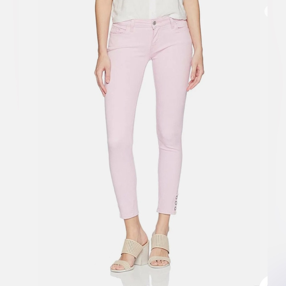 LEVI’S 535 stretch super skinny snap ankle jeans